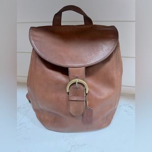 Vintage 90’s Coach Soho tan back sac